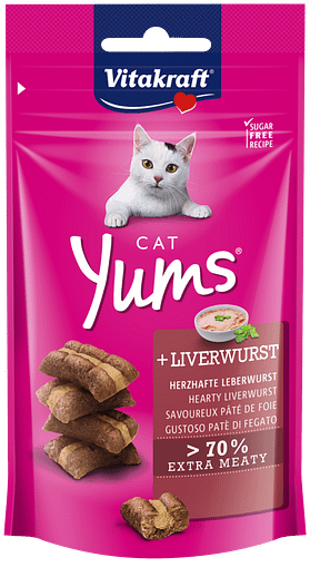 Vitakraft Cat Yums Liver Sausage 40g