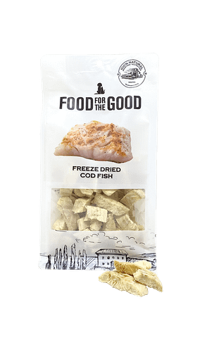 Food For The Good Air Dried Cod Fish Dog Treats 50g