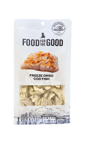 Food For The Good Air Dried Cod Fish Dog Treats 50g