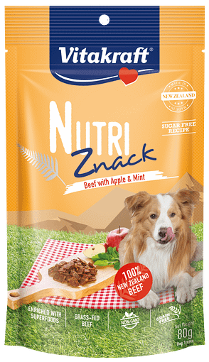 Vitakraft Nutri Znack Beef w Apple & Mint Dog 80g