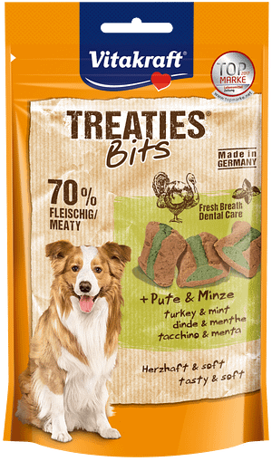 Vitakraft Treaties Bits Turkey & Mint 120g