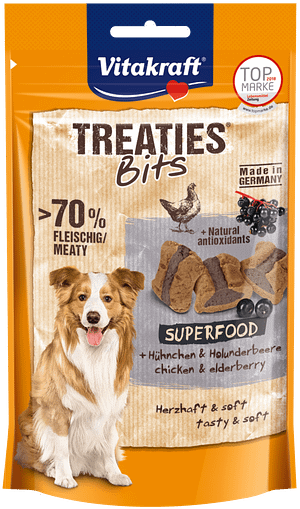 Vitakraft Treaties Bits Superfood Chicken & Elderberry 120g