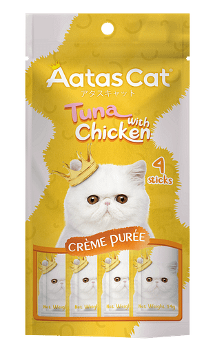 Aatas Cat Crème Purée Tuna with Chicken Crème Purée