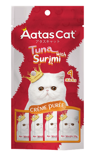 Aatas Cat Crème Purée Tuna with Surimi Crème Purée