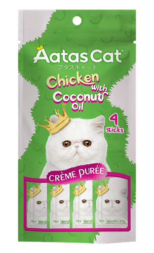 Aatas Cat Crème Purée Chicken with Coconut Oil