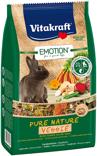 Vitakraft Emotion Pure Nature Veggie Rabbit 600g