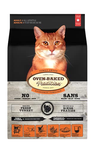 Oven-Baked Tradition Adult Turkey Cat Dry Food