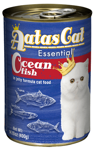 Aatas Cat Essential Ocean Fish in Jelly 400g