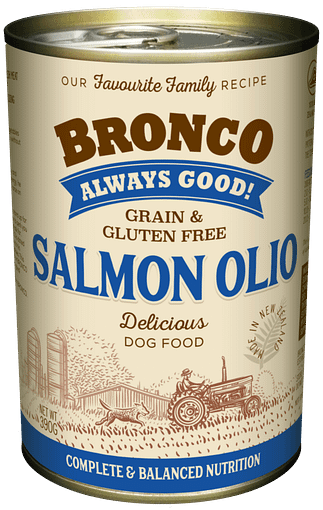 Bronco Salmon Olio 390g