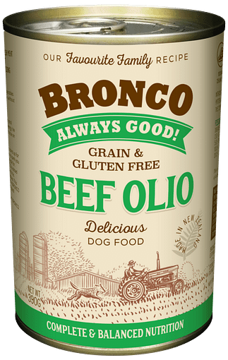 Bronco Beef Olio 390g