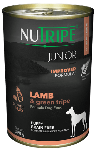 Nutripe Junior Lamb & Green Tripe Dog