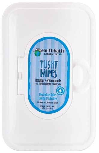 Earthbath Dog Tushy Grooming Wipes For Dogs (72 pcs)