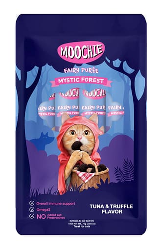 Moochie Tuna & Truffle Fairy Purée Cat Treats