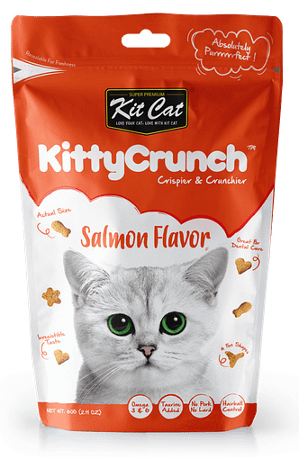 Kit Cat Kitty Crunch Cat Bites (Salmon) 60g