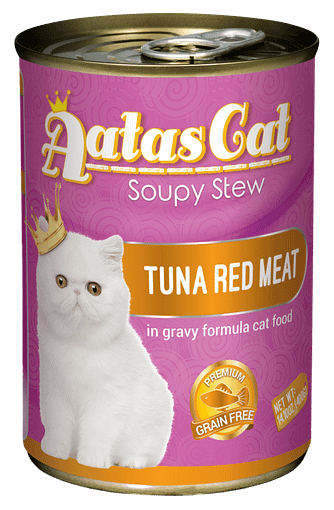 Aatas Cat Soupy Stew Tuna Red Meat 400g