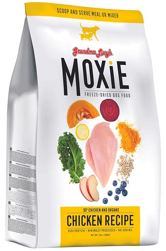 Grandma Lucy's Moxie Chicken Freze-Dried Dog Food 8oz