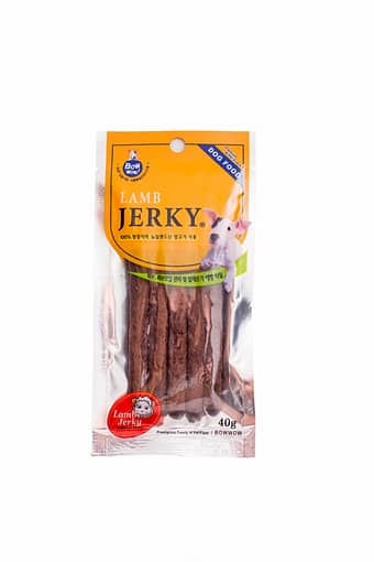 BOW WOW Lamb Jerky Dog Treats 40g