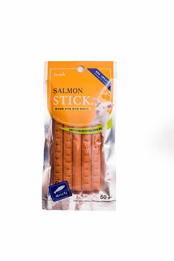 BOW WOW Salmon Stick Dog Treats 50g