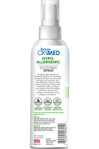 TropiClean OxyMed Hypoallergenic Pet Spray