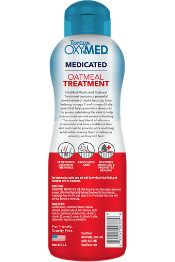 TropiClean OxyMed Medicated Pet Treatment Rinse