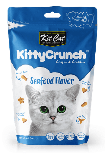 Kit Cat Kitty Crunch Cat Bites (Seafood) 60g