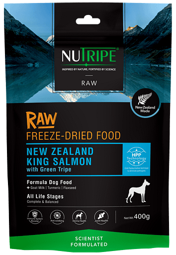 Nutripe Raw Freeze-Dried Food 3D NZ King Salmon