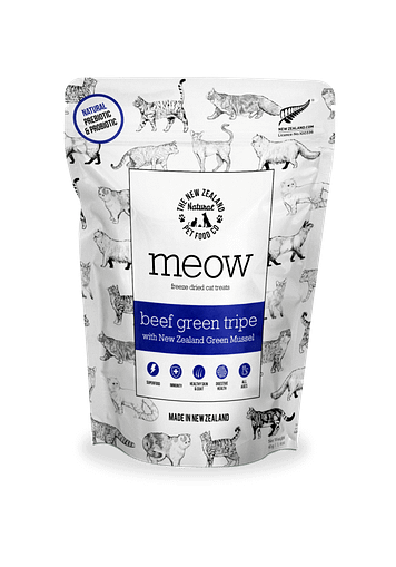 Meow Freeze DriedMeow Beef Green Tripe Cat Treat