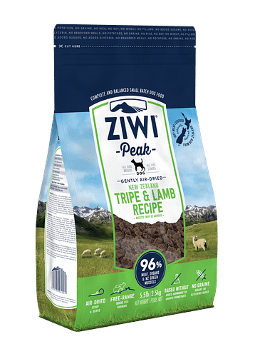 ZIWI Peak Air-Dried Tripe & Lamb Dog Food (3 Sizes)