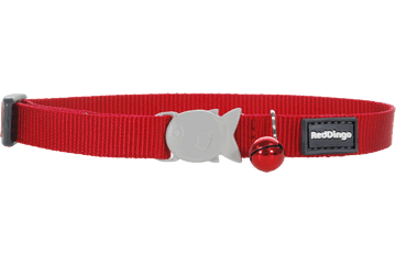 Red Dingo Cat Classic Collar - Red