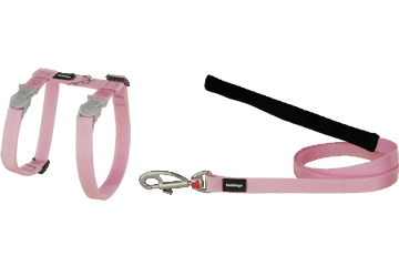 Red Dingo Cat Combo Classic - Harness & Lead - Pink