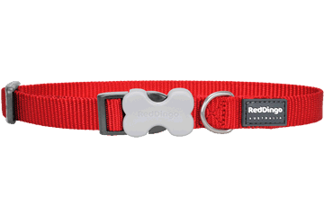 Red Dingo Bucklebone Classic Collar - Red