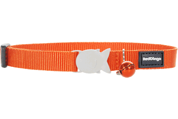 Red Dingo Cat Classic Collar - Orange