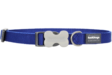 Red Dingo Bucklebone Classic Collar - Dark Blue