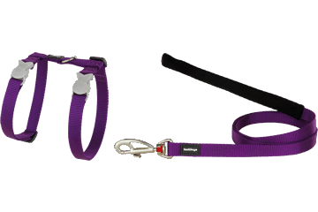 Red Dingo Cat Combo Classic - Harness & Lead - Purple