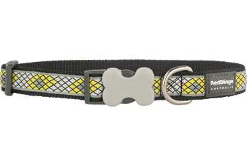 Red Dingo Martingale Collar Monty Black