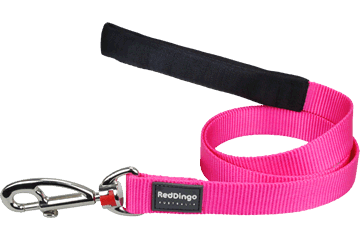 Red Dingo Fixed Classic Lead - Hot Pink