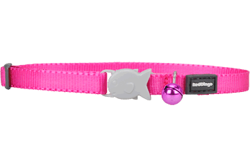 Red Dingo Kitten Classic Collar - Hot Pink