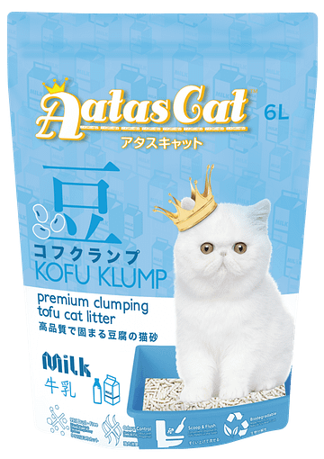 Aatas Cat Kofu Klump Tofu Cat Litter Milk 6L