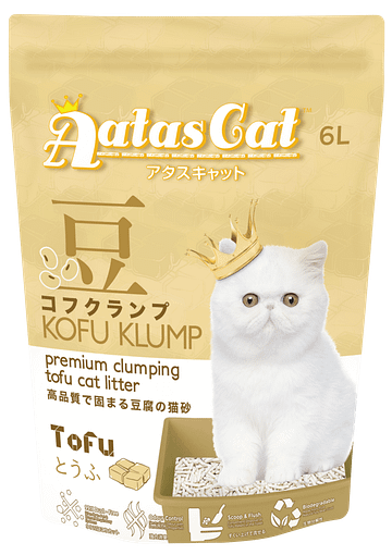 Aatas Cat Kofu Klump Tofu Cat Litter Tofu 6L