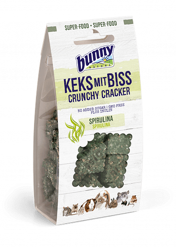 Bunny Nature Crunchy Crackers - Spirulina