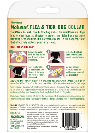 TropiClean Natural Flea & Tick Dog Collar