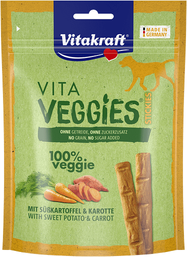 Vitakraft Vita Veggies Stickies Cheese & Potato Dog Treats 80g