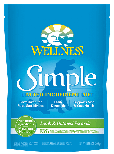 Wellness Simple Grain-Free Lamb & Oatmeal Formula for Dog