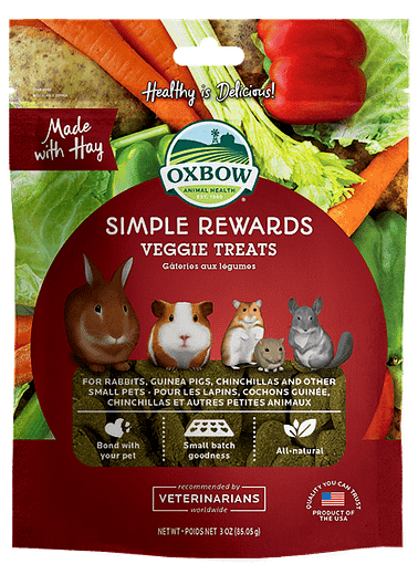 Oxbow Simple Rewards Veggie Treats for Small Animals