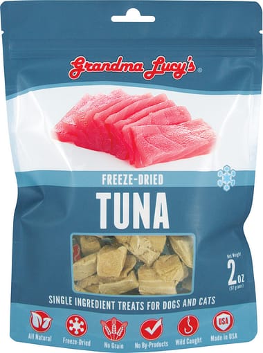 Grandma Lucy's Freeze Dried Singles Tuna Dog & Cat Treats 2oz