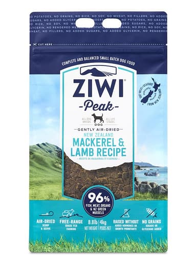 ZIWI Peak Air-Dried Mackerel & Lamb Dog Food (4 Sizes)