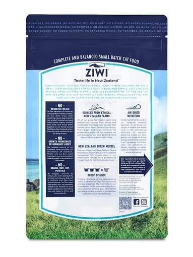 ZIWI Peak Air-Dried Mackerel & Lamb Cat Food (2 Sizes)