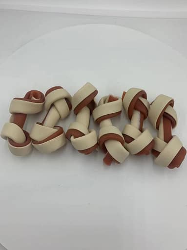 Dental Chews - Knotted Bone (Cranberry)