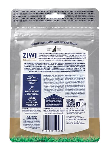 ZIWI Good Dog Rewards Beef Pouch 85G