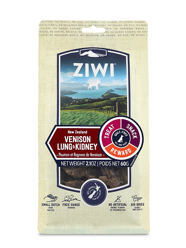 ZIWI Air-Dried Dog Treats - Venison Lung & Kidney